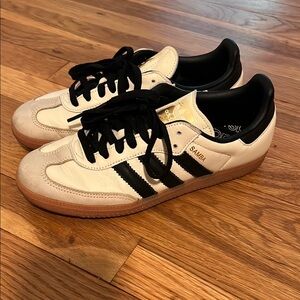 Adidas Samba Classic White and Black Shoes